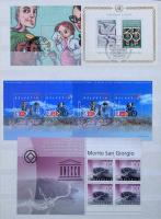 Svájc főleg modern szép minőségű anyag, 32 fehér lapos A4-es berakóban. Érdemes átnézni, magas katal...