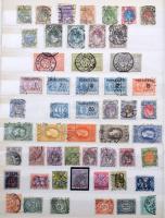 Hollandia az elejétől, de főleg modern pecsételt anyag, de sok postatiszta is, 16 fehér lapos A4-es ...