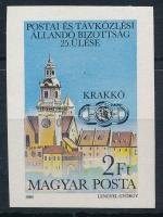 1984 A Postai és Távközlési Állandó Bizottság 25. ülése vágott bélyeg