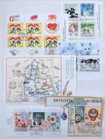 Finnország, Aland, Izland szép anyag, 24 fehér lapos A4-es berakóban. Érdemes átnézni!