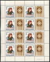 1960 Bélyegnap (33.) teljes ív (8.000)