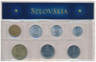 Szlovákia 1993-1994. 10h-10K (7xklf) forgalmi összeállítás fóliatokban T:AU,XF
Slovakia 1993-1994. ...