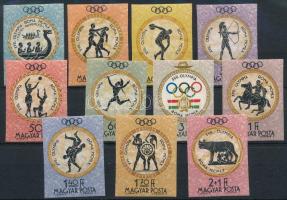 1960 Olimpia (III.) - Róma vágott sor (4.000)