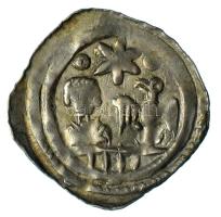 Ausztria 1200-1246. Salzburg / Pfennig Ag "II. Eberhard" (0,77g) T:XF Austria 1200-1246. Salzburg / Pfennig Ag "Eberhard II" (0,77g) C:XF