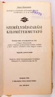 1984 Bp., MÁV személydíjszabási kilométermutató, feljegyzésekkel, kötés piszkos, 396p