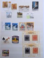 Ausztria gyűjtemény az 1960-2015 közötti időszakból, szép, válogatott minőségű bélyegzésekkel + kevé...