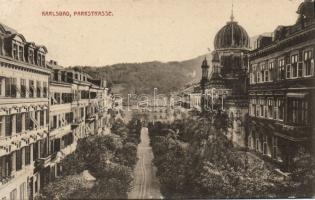 Karlovy Vary with synagogue
