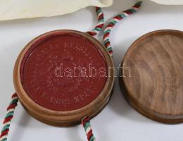 1929 Mérnöki oklevél függő viaszpecséttel