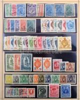 Liechtenstein, Luxemburg jó gyűjtemények, nagyalakú albumban, magas katalógus érték!