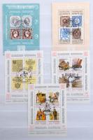 Dánia főleg modern anyag, válogatott minőségű bélyegzésekkel, kevés Grönland és Feröer-szigetek, 32 ...