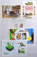 Dánia főleg modern anyag, válogatott minőségű bélyegzésekkel, kevés Grönland és Feröer-szigetek, 32 ...