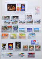 Liechtenstein főleg pecsételt modern gyűjtemény, 32 fehér lapos A4-es berakóban. Szép minőségű anyag...