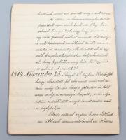 1914 I. világháborús katonai napló a lengyel hadszíntérről, A m. kir. veszprémi 31. honvéd gyalogezr...