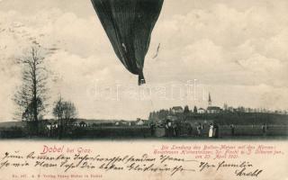 Dobel landing of Balloon Meteor
