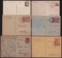 15 db küldemény kivésett bélyegzéssel, a nagy részük mozgóposta