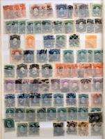 Brazília gyűjtemény 4 db A/4 berakóban, benne blokk készlet, pecsételt és postatiszta rendező, hullámkarton dobozban