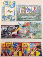 Brazília gyűjtemény 4 db A/4 berakóban, benne blokk készlet, pecsételt és postatiszta rendező, hullá...