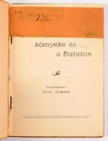 Iván József: Balatonfüred környéke és a Balaton. Szerk.: - -. Balatonfüred, 1935, Iglói János, 144 p. + 3 kihajtható térkép, az egyik elszakadt. Fekete-fehér szövegközti fotókkal illusztrált. Kiadói papírkötés.