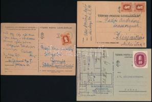 26 db háború után felhasznált tábori posta levelezőlap, köztük egy első világháborús is