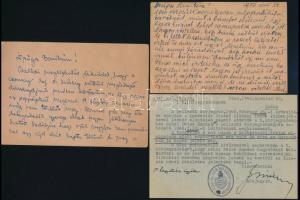 26 db háború után felhasznált tábori posta levelezőlap, köztük egy első világháborús is