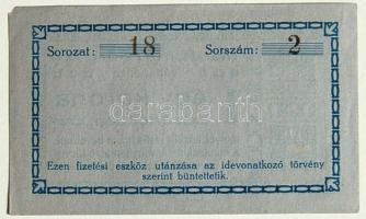 Mauthner Bőrgyár 1K váltópénz T:I- sarokhiány