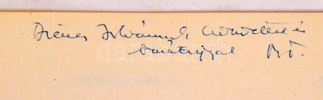 Bogyay Tamás 3 munkája, ebből 2 Dienes István régész részére DEDIKÁLT, egy pedig autográf képeslappa...