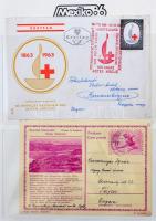 Ausztria gyűjtemény az 1945-1967 közötti időszakból albumban, közte jó kiadások, levelek, FDC-k