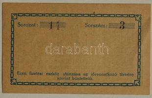 Mauthner Bőrgyár 2K váltópénz T:I