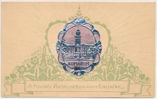 Komárom, Komárno; A Felvidék visszacsatolásának emlékére. Irredenta művészlap. Szeiler féle Patent d...