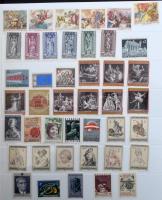 Ausztria gyűjtemény 1945-től jobbakkal nagyalakú műanyag lapos berakóban