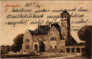 1918 Babapuszta, Aleksa Santic (Zombor); Fernbach kastély. Klösz György és Fia kiadása / castle