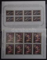 Liechtenstein tétel 6 db A4-es vagy nagyalakú berakóban + dosszié, dobozban