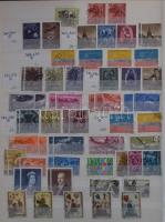 Liechtenstein tétel 6 db A4-es vagy nagyalakú berakóban + dosszié, dobozban