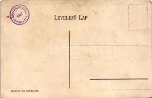 1907 Pécs, országos kiállítás, mezőgazdasági csarnok (fl)