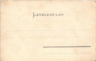 1907 Pécs, országos kiállítás, Nemzeti Casino. Lechner Kornél kiadása (hullámos / wavy)