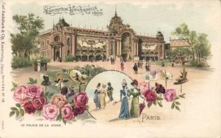 Paris Expo 1900 Palace of fashion Litho