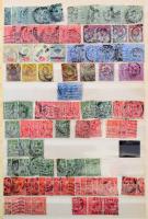 Angol gyűjtemény 2 db A/4 + 2 közepes berakóban rendező részekkel