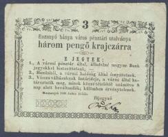 1849. Rozsnyó 3kr T:III