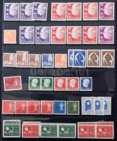 Svédország gyűjtemény az 1948-1996 közötti időszakból svéd gyűrűs berakóban, benne blokkok és összef...