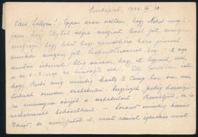 1946 Helyi levelezőlap 5 db bélyeggel