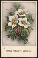 1945 Képeslap 6 db bélyeggel