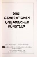 Drei Generationen Ungarischger Künstler. Graz, 1985, Neue Galerie am Landesmuseum Joanneum - Künstle...