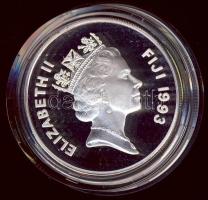 Fiji-szigetek 1993. 10$ Ag "Olimpia-Dzsúdó" T:PP + tanúsítvány!