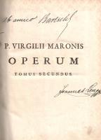 Vergilius, Publius Maro: P. Virgilii Maronis Opera, cum integris &amp; emendatioribus commentari...