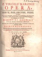Vergilius, Publius Maro: P. Virgilii Maronis Opera, cum integris &amp; emendatioribus commentari...
