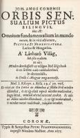 Comenius, Iohannes Amos [Komensky, Jan Amos]:
Joh. Amos Comenii Orbis sensualium pictus bilingvis [...