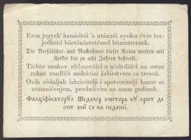 1849. 30kr "Kossuth-bankó" T:II-