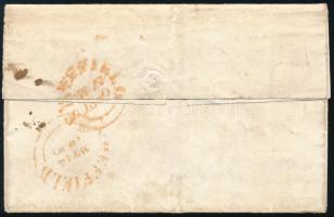 Nagy-Britannia 1840.máj.06. A világ első bélyege párban levélen május 13-i felhasználással, szép szé...