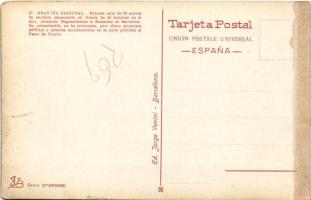 Barcelona, Calle de Argüelles ó Gran Via Diagonal. Jorge Venini / streets, tram (Rb)