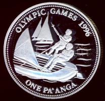 Tonga 1992. 1P Ag "Olimpia-vitorlázás" T:PP + tanúsítvány!